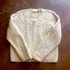 Cable-knit Wool Sweater